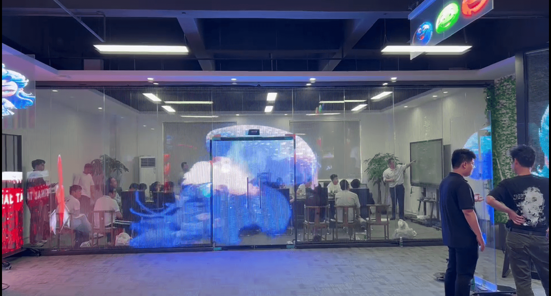 Transparent LED Glass Wall